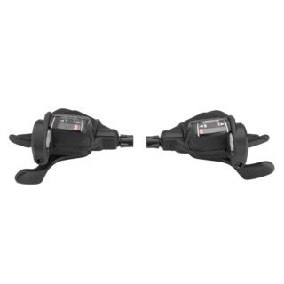 Манетки MicroSHIFT Mezzo TS39-8 3x8s (пара) з індикатором, тросики L2140/1700