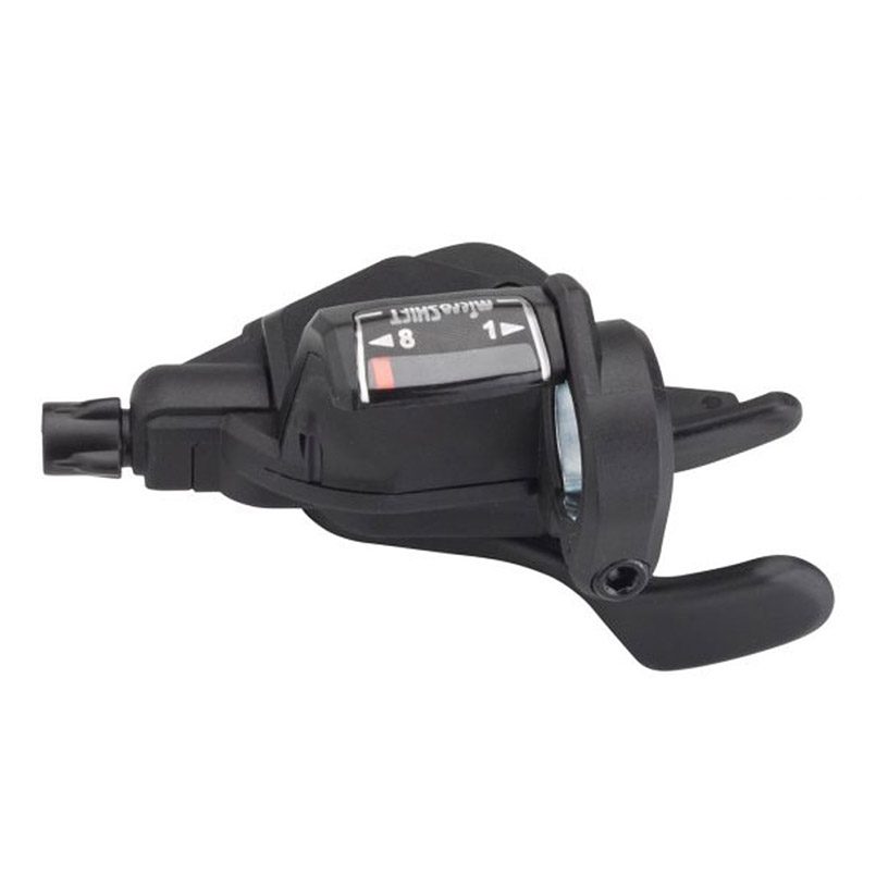 Манетки MicroSHIFT Mezzo TS39-28 2x8s (пара) з індикатором, тросики L2140/1700