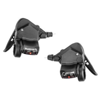 Манетки MicroSHIFT TS38-7 3x7s (пара) з індикатором, тросики L2140/1700