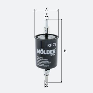 Фільтр паливний Molder Filter KF 73 (WF8101, KL83, WK512)