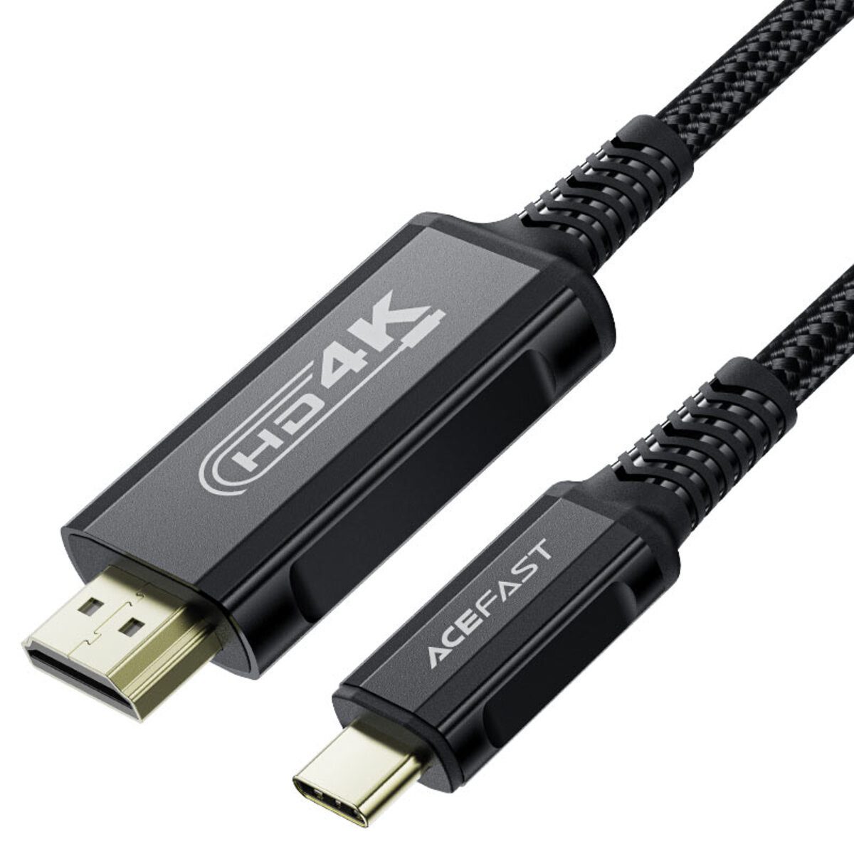 Кабель ACEFAST C20-04 USB-A to USB-C aluminum alloy charging data cable Black