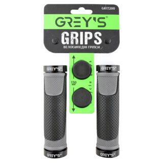 Грипси керма Grey's GR17200 з гумовим покриттям 2шт