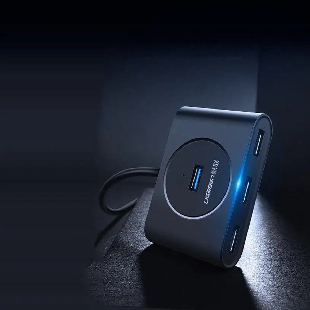 USB-хаб UGREEN USB 3.0 Hub  0.5m (Black)