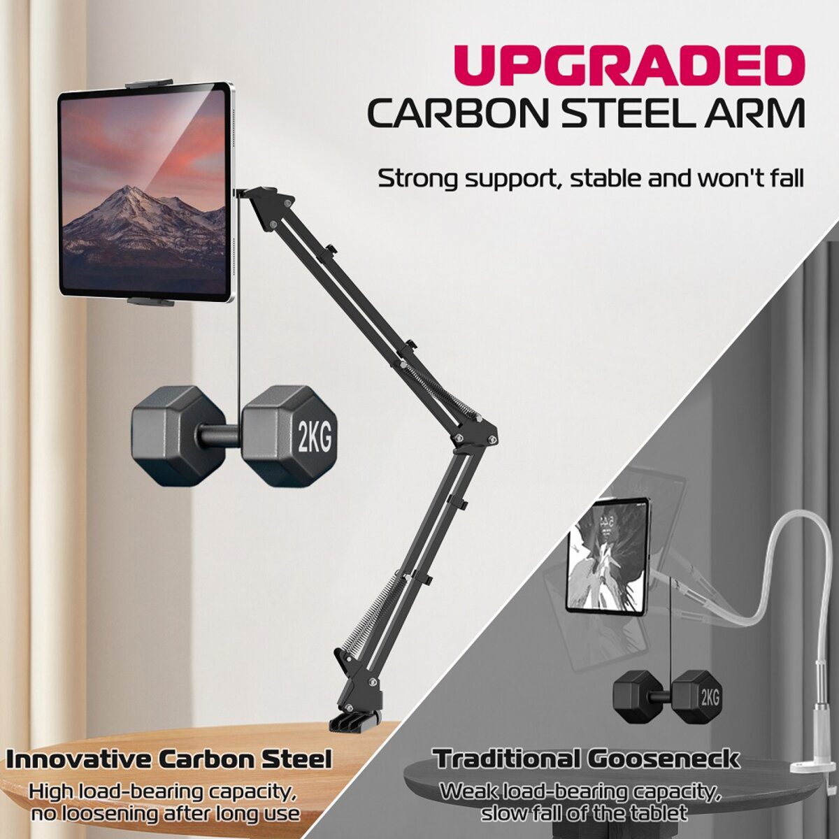 Тримач для телефонапланшету Ulanzi Vijim Desk Stand for Microphone/Phone/Tablet (UV-3033 T2)