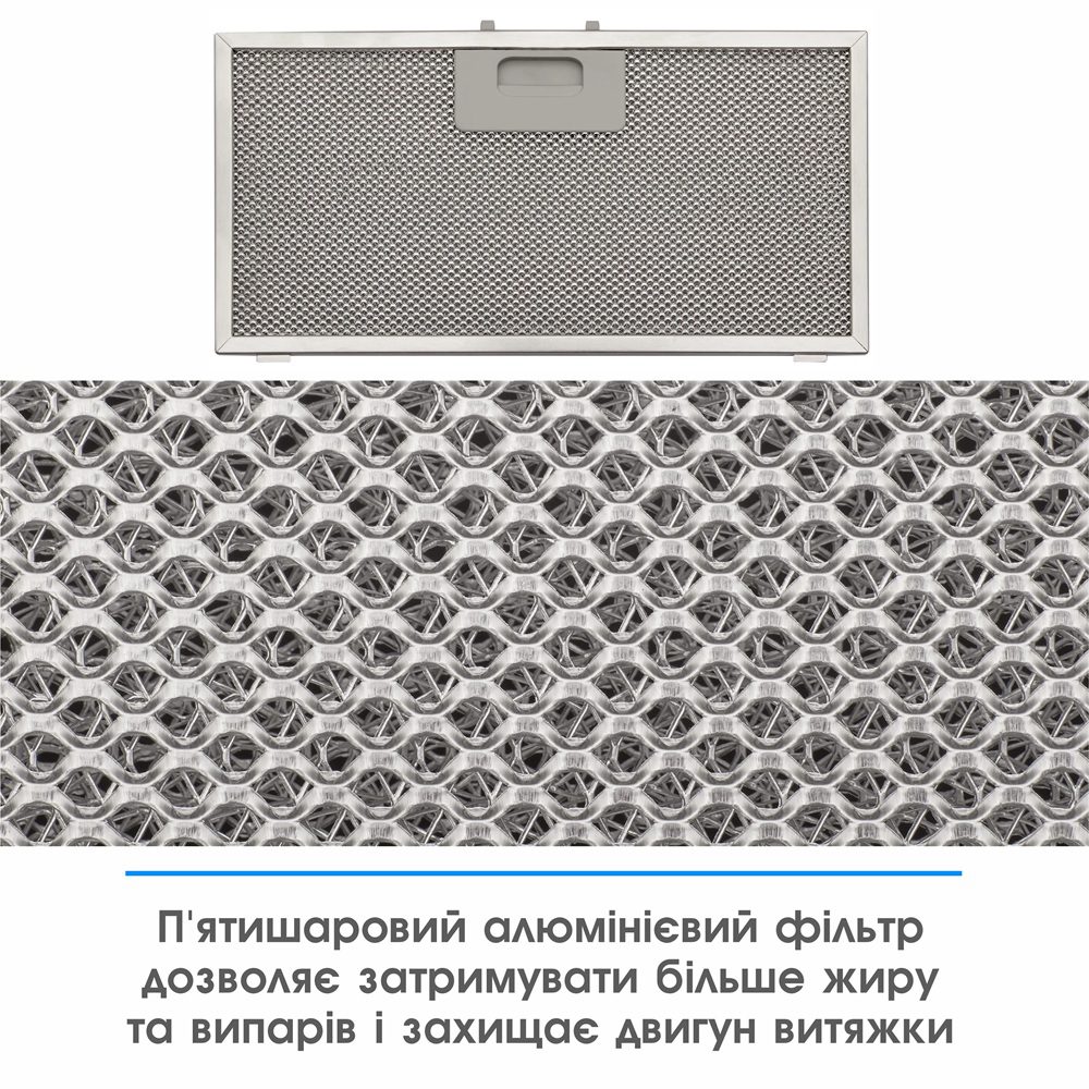 Витяжка Eleyus GEMINI 800 LED 52 BL