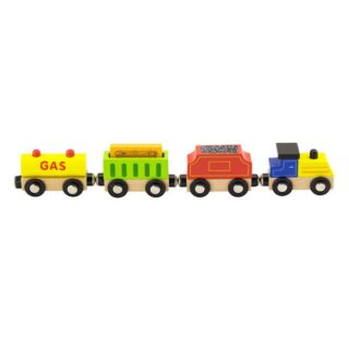 Набір для залізниці Viga Toys Вантажний поїзд із пальним