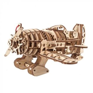 Дерев'яний механічний 3D конструктор Ugears Літак Скажений Шершень