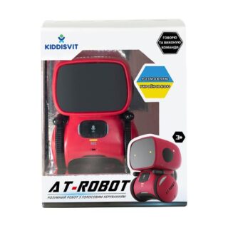 Інтерактивний робот AT-Robot із голосовим управлінням українською червоний 