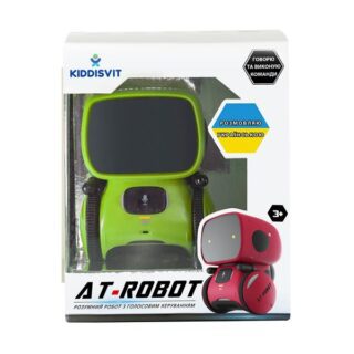 Інтерактивний робот AT-Robot із голосовим управлінням українською зелений