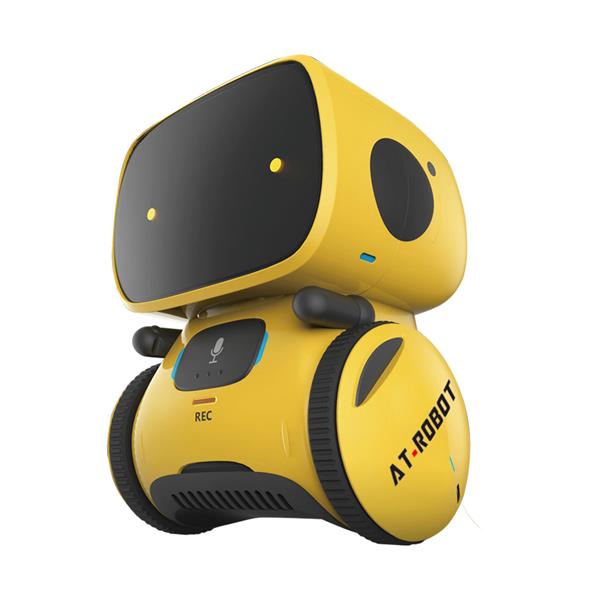 Інтерактивний робот AT-Robot із голосовим управлінням українською жовтий