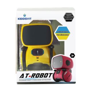 Інтерактивний робот AT-Robot із голосовим управлінням українською жовтий