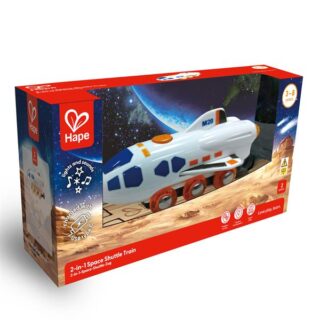 Іграшковий шатл Hape до залізниці 
