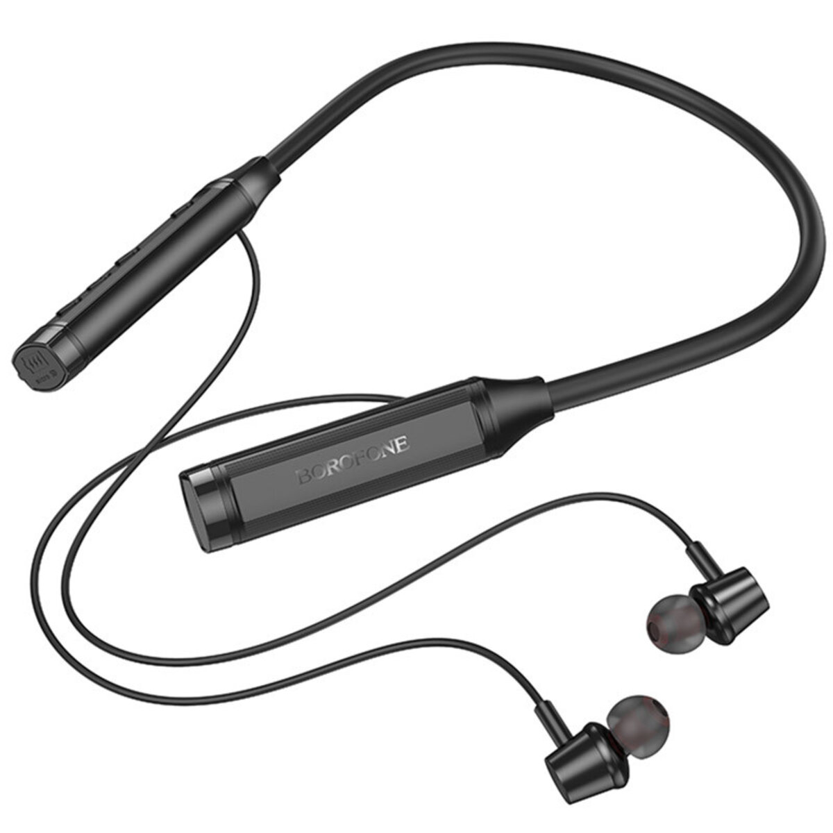 Бездротові навушники BOROFONE BE66 Motor neck-mounted BT headset Black