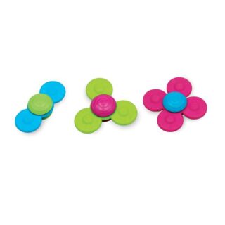 Набір прорізувачів-спінерів із присосками Fat Brain Toys Whirly Squigz 3 шт.