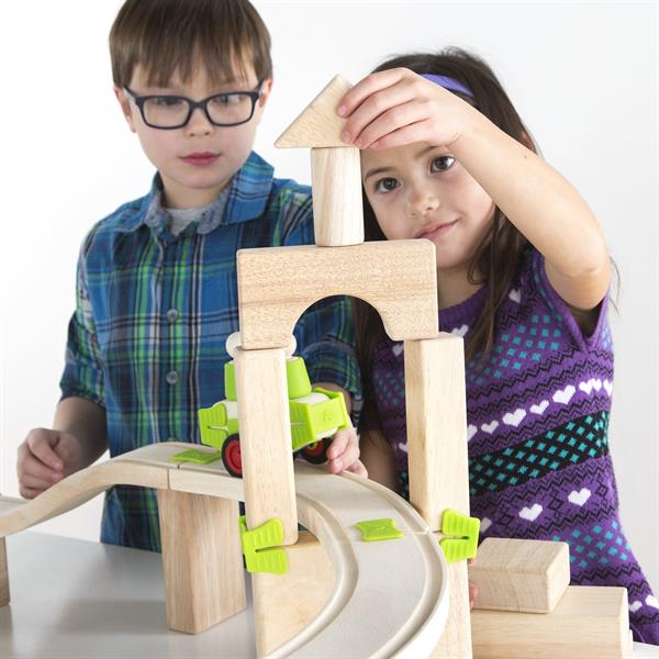 Дерев'яна дорога Guidecraft Block Science Мости світу, 55 деталей
