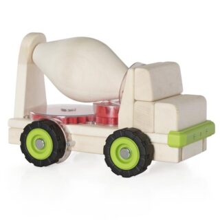 Велика машинка Guidecraft Block Science Trucks Бетоновоз дерев'яний 38 см