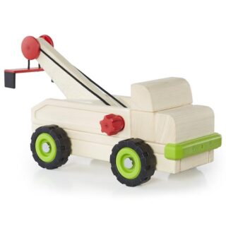 Велика машинка Guidecraft Block Science Trucks Евакуатор дерев'яний 37 см
