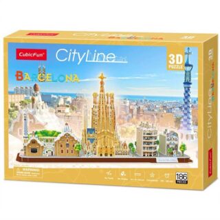 3D пазл CubicFun City Line Барселона