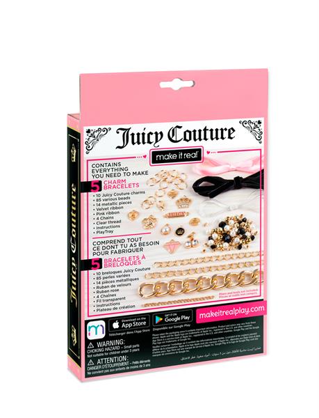 Набір для створення шарм-браслетів Make it Real Juicy Couture Королівський шарм 117 ел.
