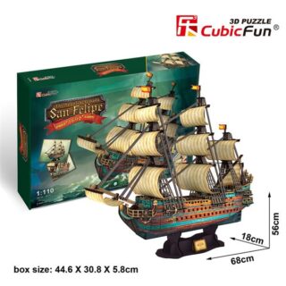 3D пазл CubicFun Іспанська Армада Сан Феліпе