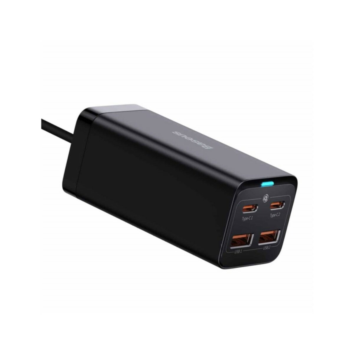 Мережевий зарядний пристрій Baseus GaN3 Pro Desktop Fast Charger 2U+2C 100W EU Black
