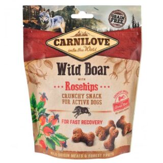 Ласощі Carnilove Dog Crunchy Snack для собак, дикий кабан та шипшина, 200 г