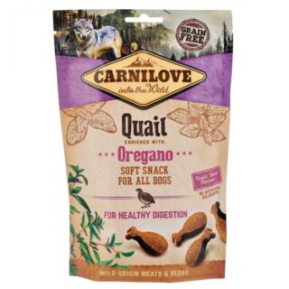 Ласощі Carnilove Dog Semi Moist для собак, перепілка та орегано, 200 г