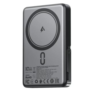 Зовнішній акумулятор ACEFAST M17 PD20W/22.5W magnetic fast charging power bank with built-in stand 10000mAh Black