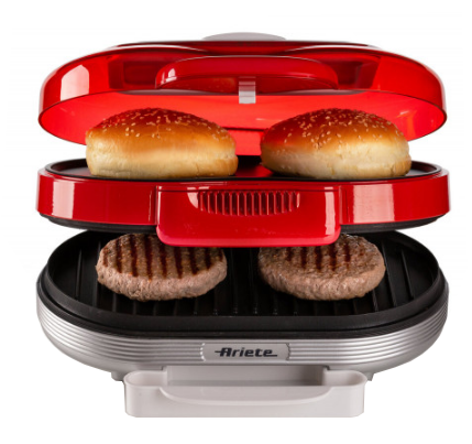 Бутербродниця Ariete 2505 HAMBURGER RED