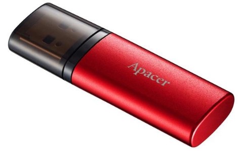 Flash Drive Apacer AH25B 32GB USB 3.2 (AP32GAH25BR-1) Red