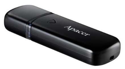 Flash Drive Apacer AH355 32GB USB 3.2 (AP32GAH355B-1) Black