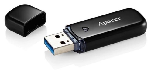 Flash Drive Apacer AH355 32GB USB 3.2 (AP32GAH355B-1) Black