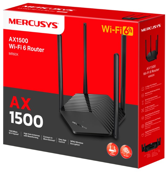 Бездротовий маршрутизатор Mercusys MR60X