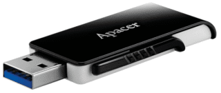 Flash Drive Apacer AH350 32GB USB 3.2 (AP32GAH350B-1) Black