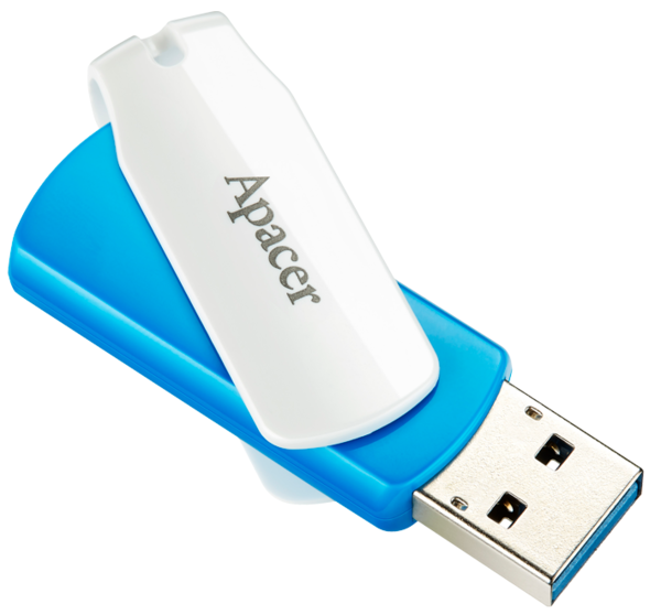 Flash Drive Apacer AH357 128GB USB 3.2 (AP128GAH357U-1) Blue/White
