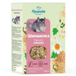 Корм Природа «Шиншилка. Колор + ензим» для шиншил, 500 г