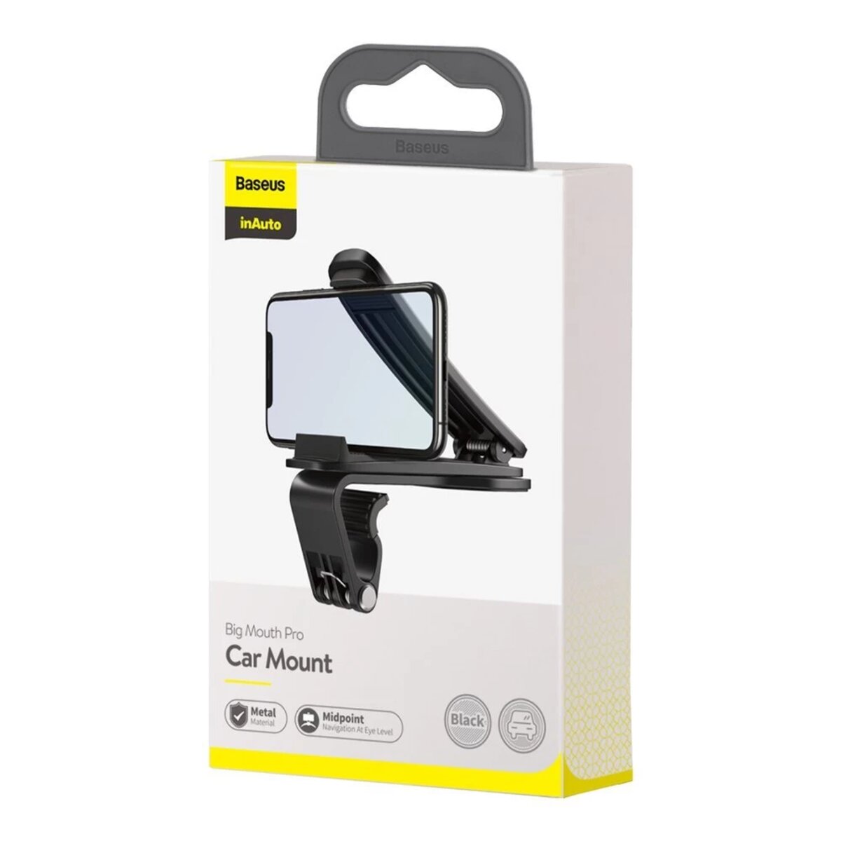 Автотримач для телефона Baseus Big Mouth Pro Car Mount（Applicable to centre console）Black