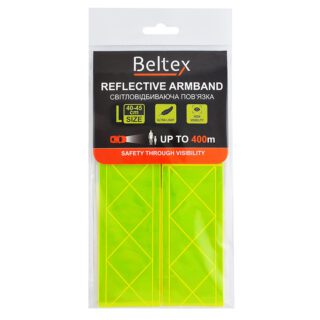 Світлоповертальна пов'язка Beltex L 40-45см, зелена