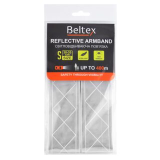 Світлоповертальна пов'язка Beltex S 30-35см, сіра