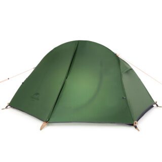 Намет надлегкий одномісний  з футпринтом Naturehike Cycling 1 NH18A095-D, 210T, темний зелений