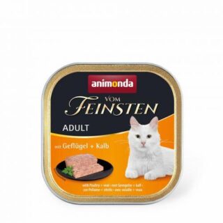 Вологий корм Animonda Vom Feinsten для котів, з птицею і телятиною, 100 г