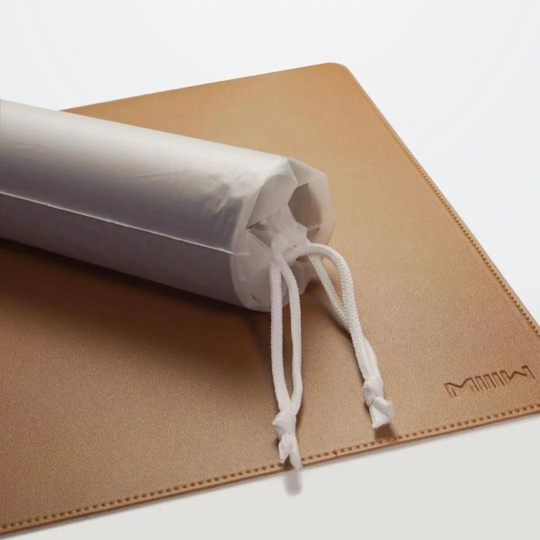 Килимок для миші Xiaomi Mi Wu Solid Color Leather Pattern Mouse Pad 600×400 mm Black