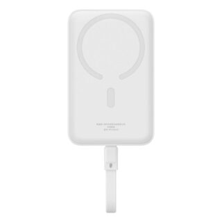 Зовнішній акумулятор Baseus Magnetic Mini Wireless Fast Charge Power Bank Type-C Edition  10000mAh 30W Stellar White