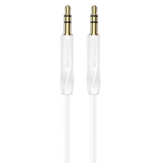 Аудіокабель BOROFONE BL16 Clear sound AUX audio cable White