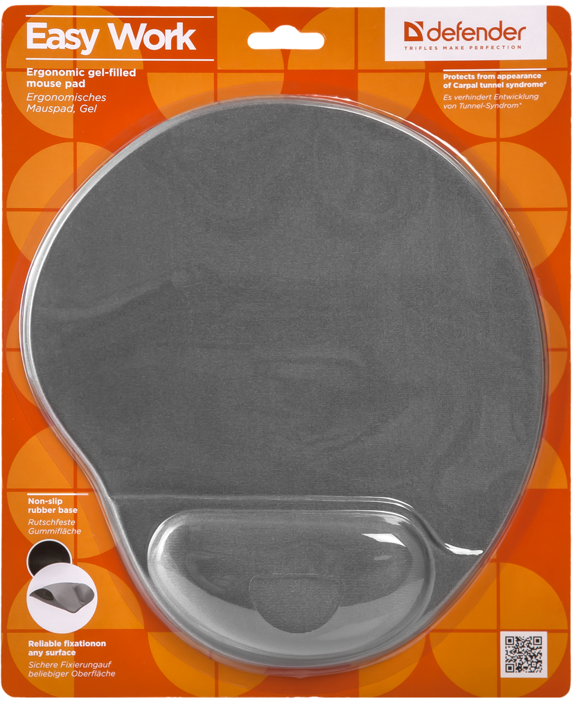 Килимок для миші Defender Easy Work Grey (50915)
