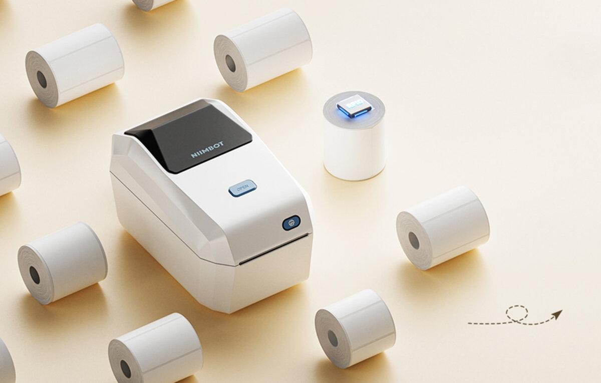 Термопринтер для друку наклейок NIIMBOT K3 Lvory White (1AE0F271605)