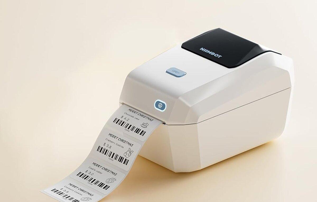 Термопринтер для друку наклейок NIIMBOT K3_W Lvory white (1AE10271603)