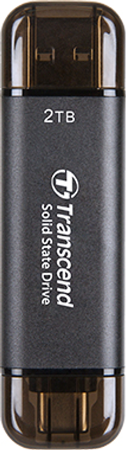 SSD накопичувач Transcend ESD310C 2TB, USB Type C/A Gray (TS2TESD310C)