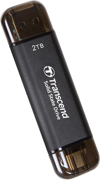 SSD накопичувач Transcend ESD310C 2TB, USB Type C/A Gray (TS2TESD310C)