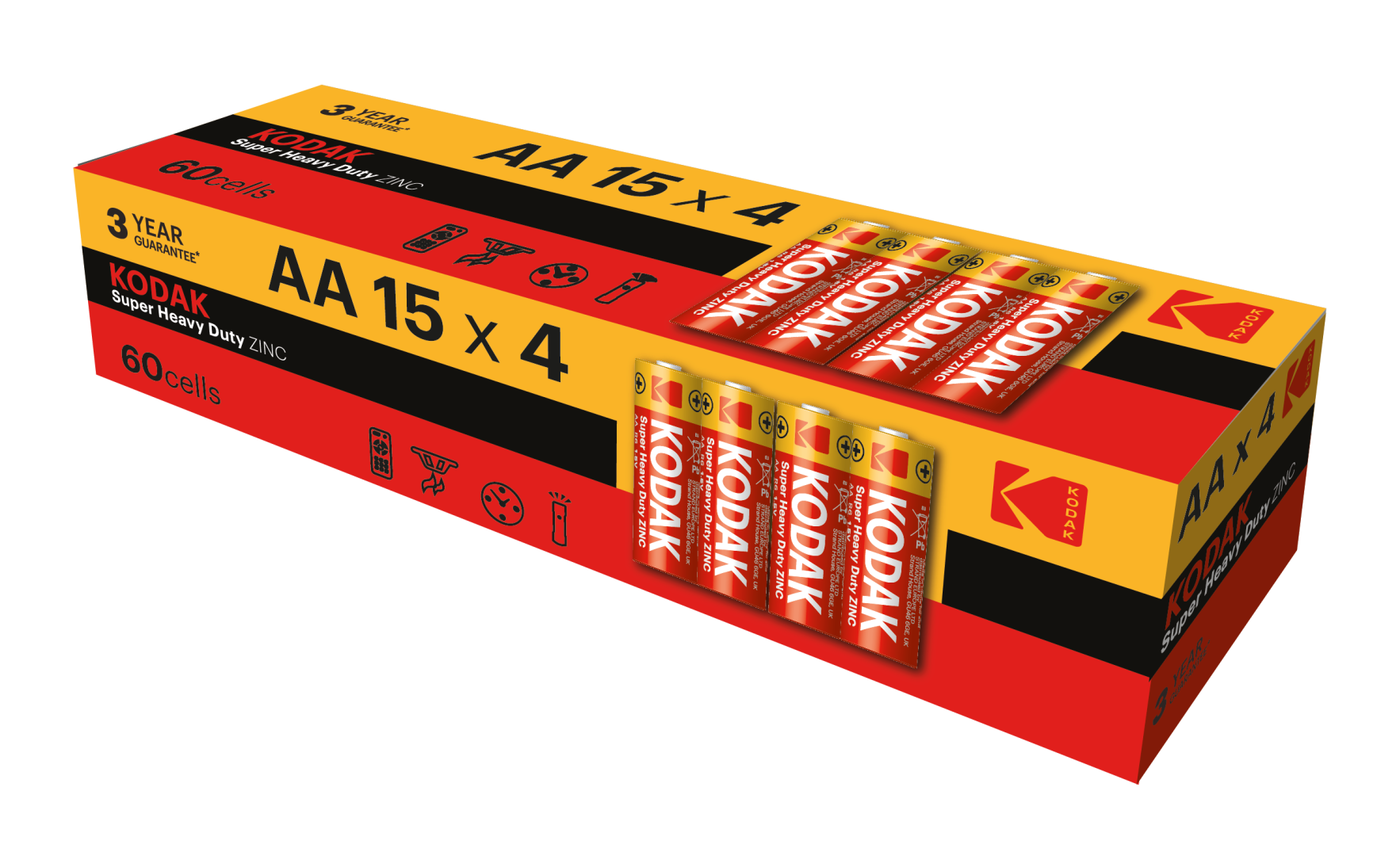 Батарейка Kodak EXTRA HEAVY DUTY R 6 коробка 1x4
